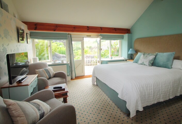 Shropshire Hotel Bedroom with Private patio